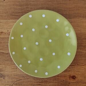 Maxwell Williams SPRINKLE Lime Green Salad Plate